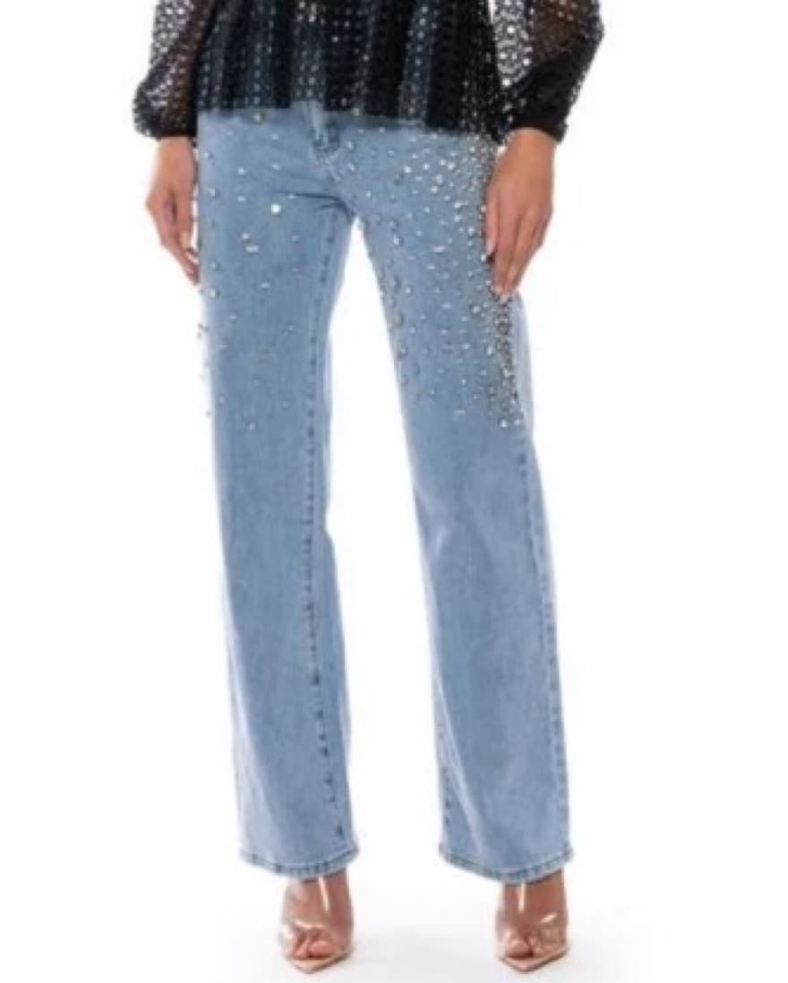 Rhinestone Jeans ✨ - Image 3