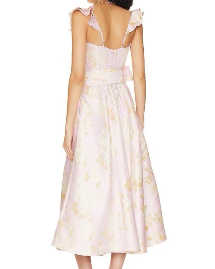 V. Chapman Vera Dress in Light Lilac - Image 2