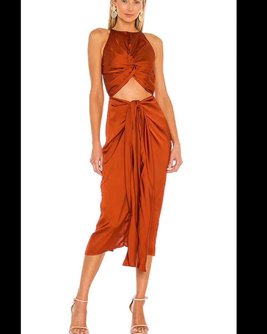 andrea iyamah silk dress  - Image 3