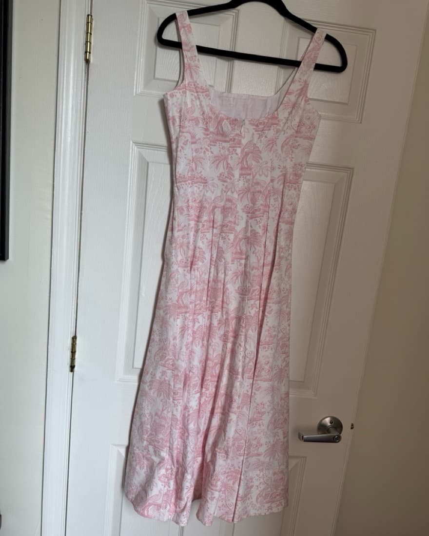 STAUD Wells Dress in Cherry Blossom - Image 5