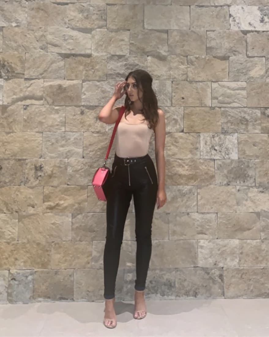 Danielle Guizio Belted Leather Pants  - Image 2