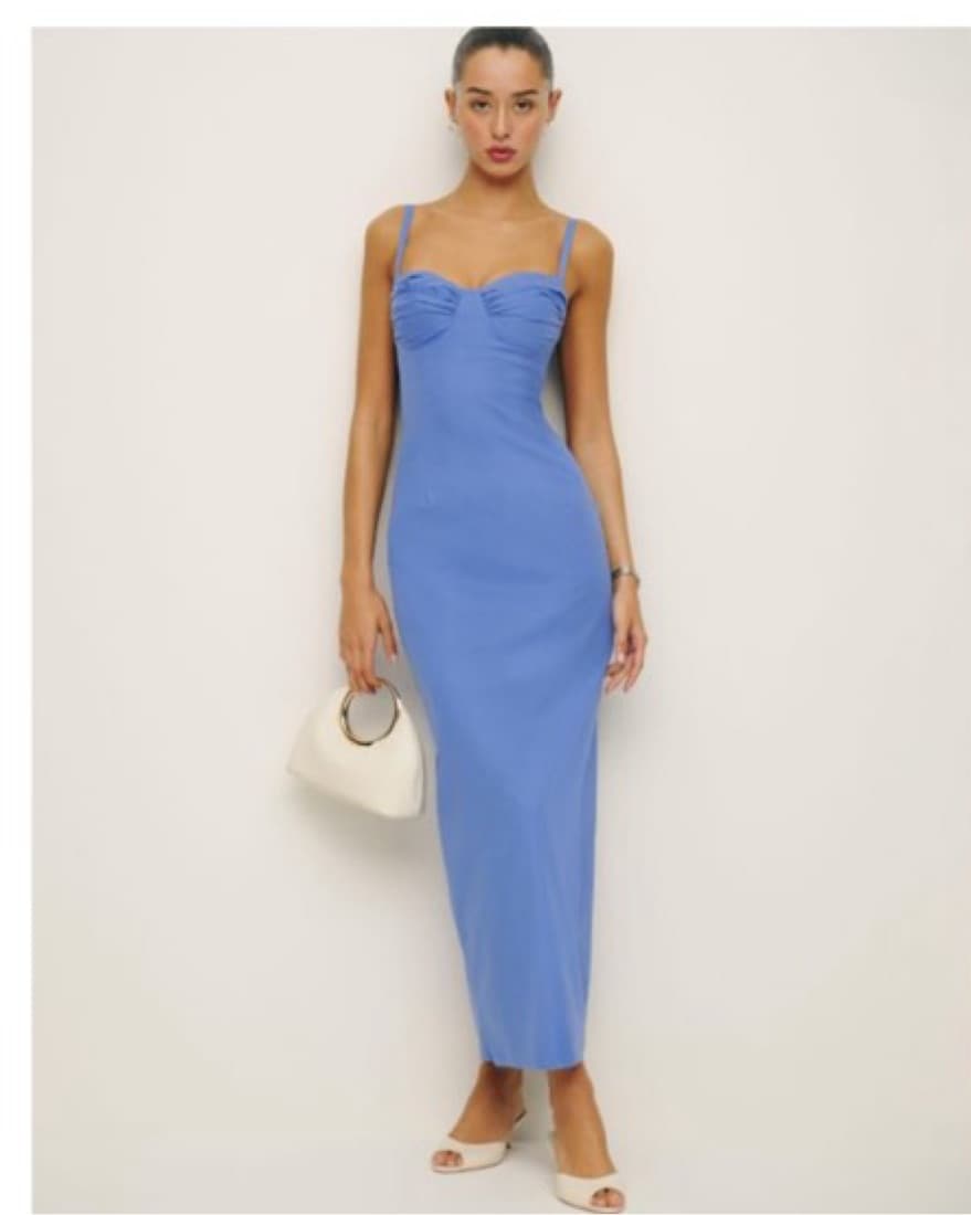 Reformation Black Stormi Dress - Image 1