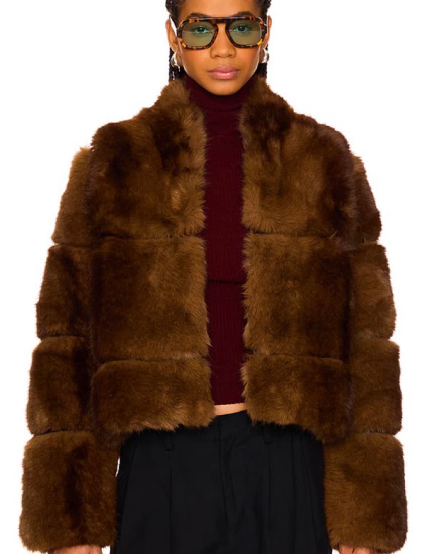 Faux Mink Coat  - Image 1