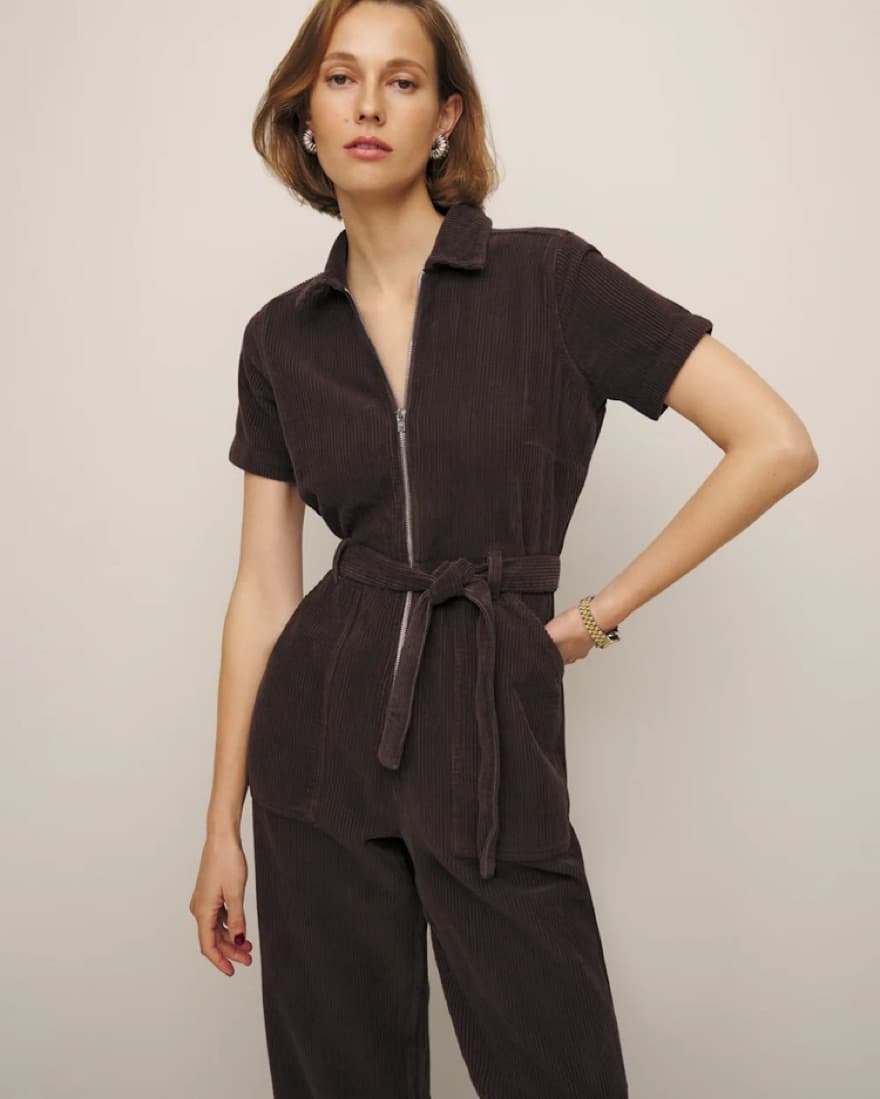 Reformation Cassidy Courduroy Jumpsuit - Image 2