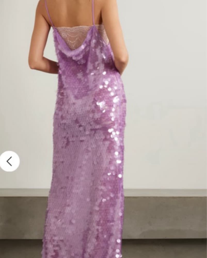 Siedres Purple Sequin Dress - Image 4