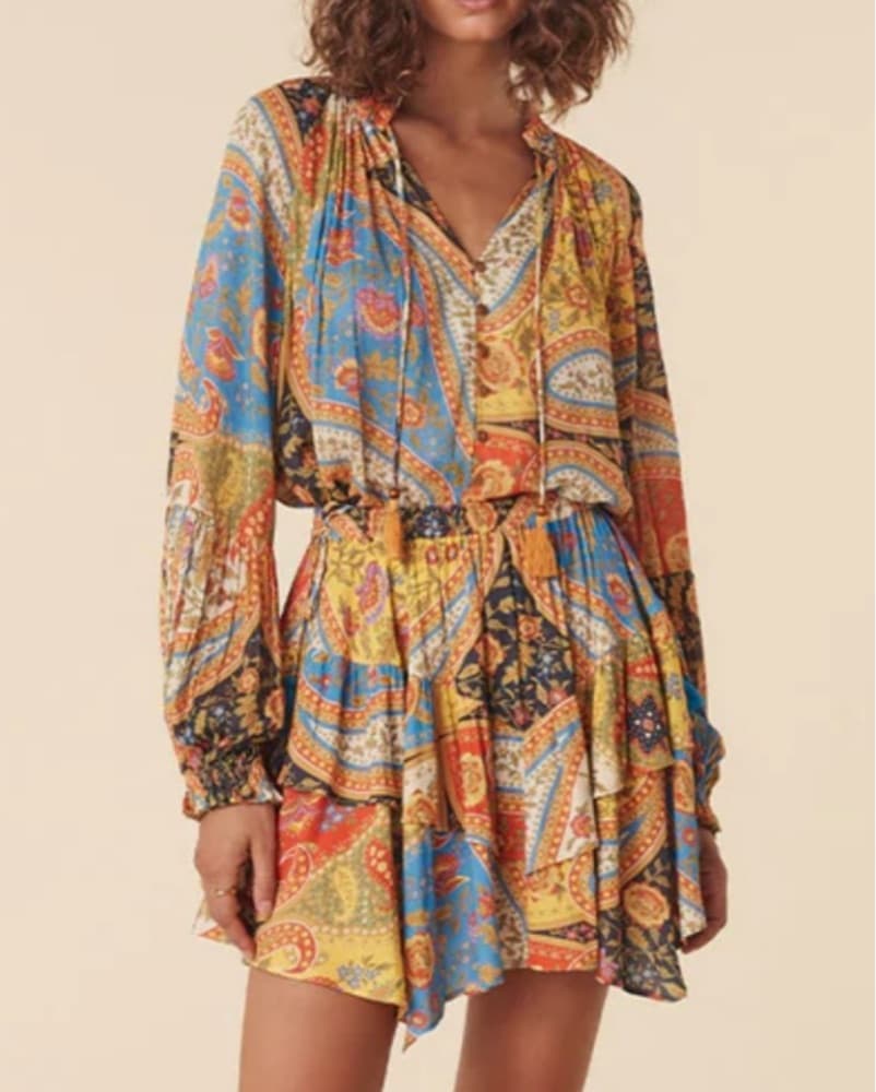 Spell Matching Skirt And Head Scarf - Image 3