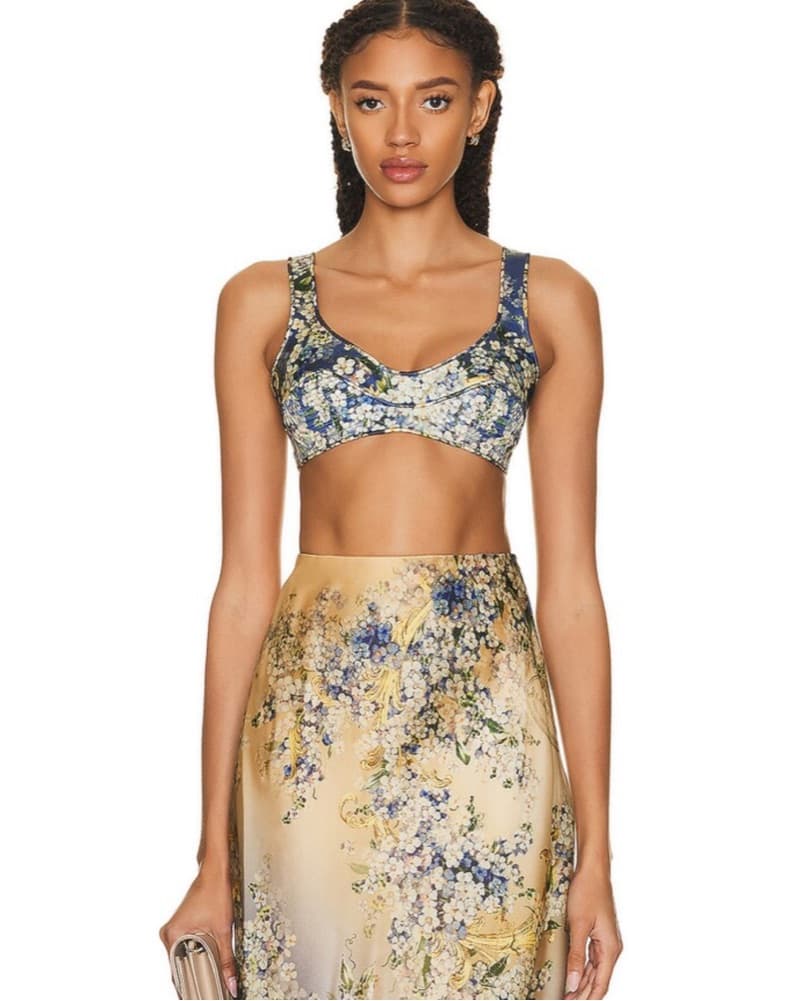 Zimmermann Floral Bralette And Skirt  - Image 5