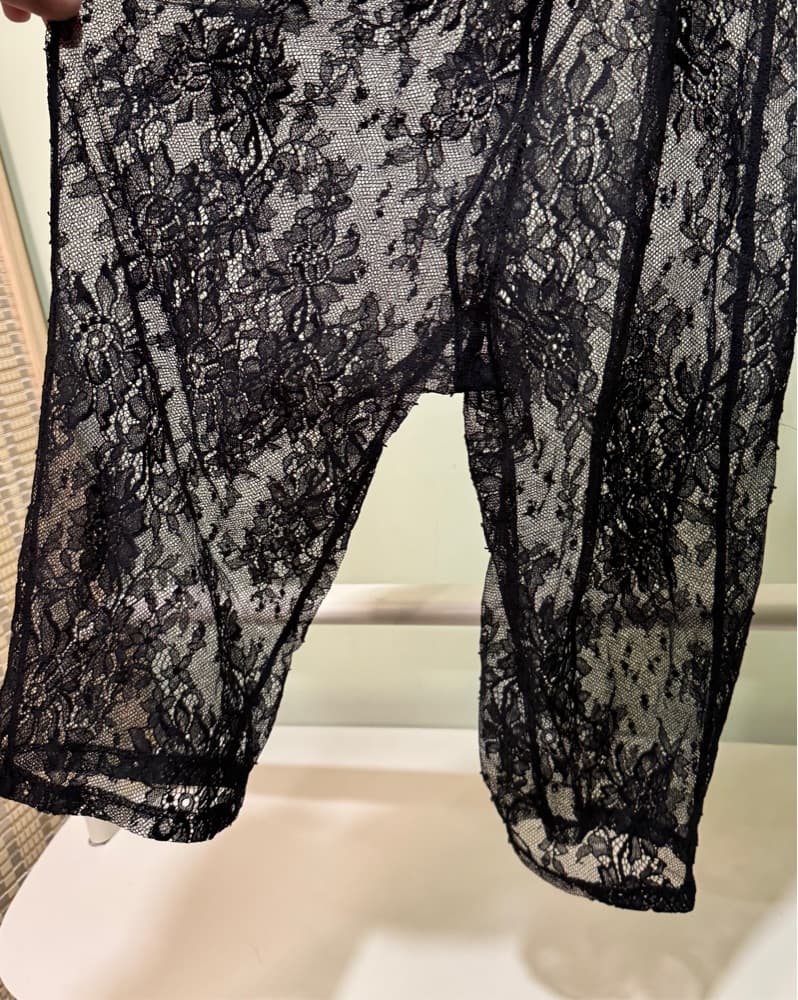 Enchanting Black Lace Jumpsuit - Image 4
