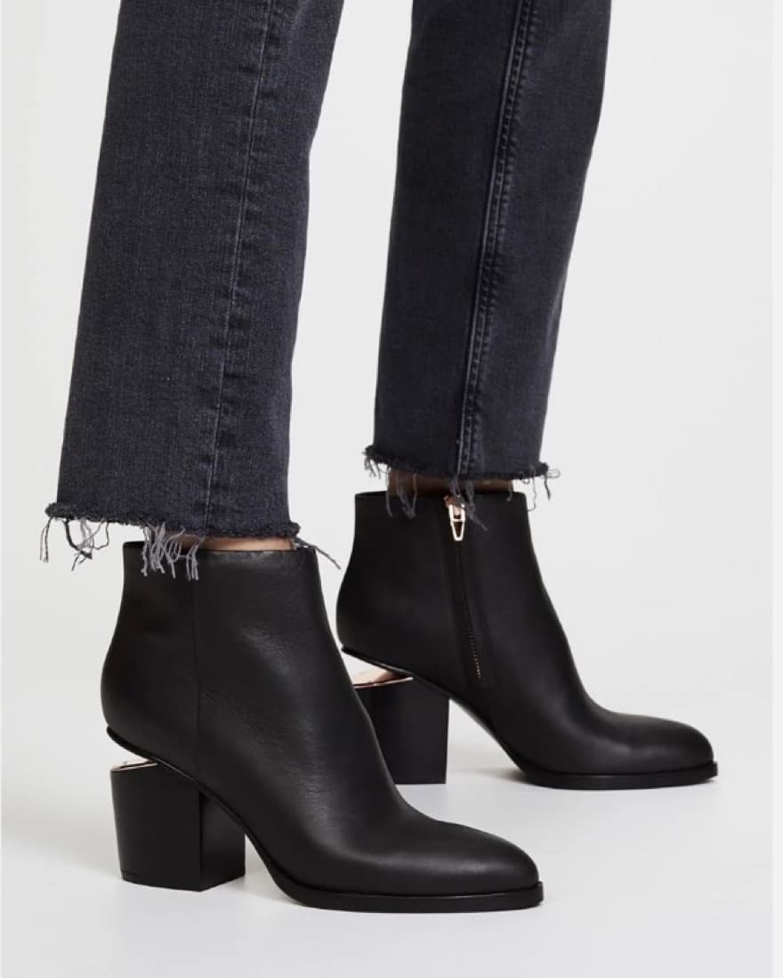 Alexander Wang Gabi Boots Cut Out Heel - Image 1