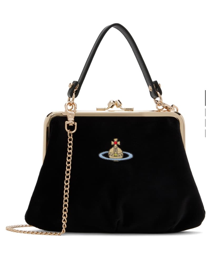 Vivienne Westwood Black Granny Frame Bag - Image 2