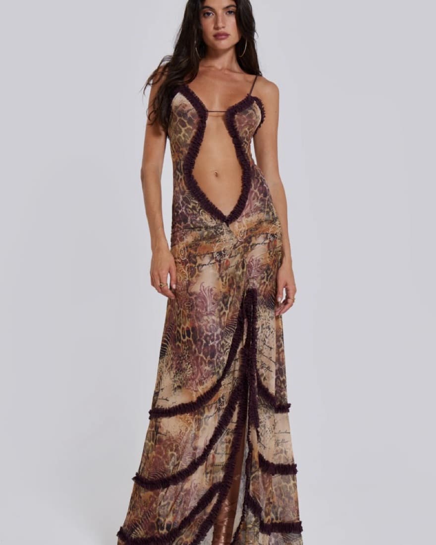 Jaded London Fatale Maxi Dress - Image 1