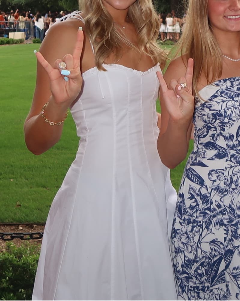 ZARA White Maxi Dress - Image 5