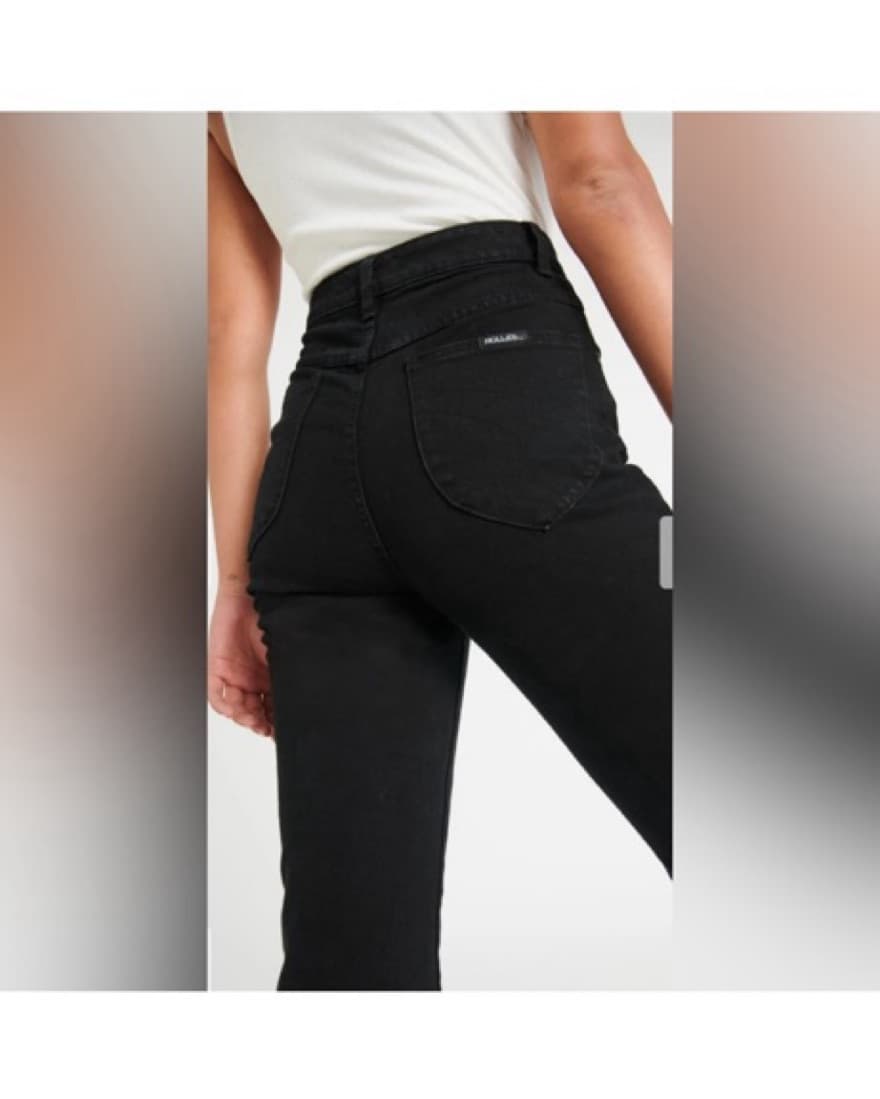 ROLLAS DUSTERS JEAN in BLACK - Image 3