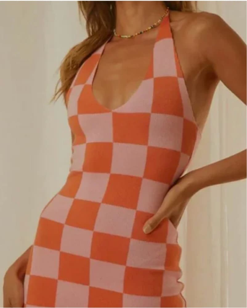 Orange & Pink Peppermayo Dress - Image 3