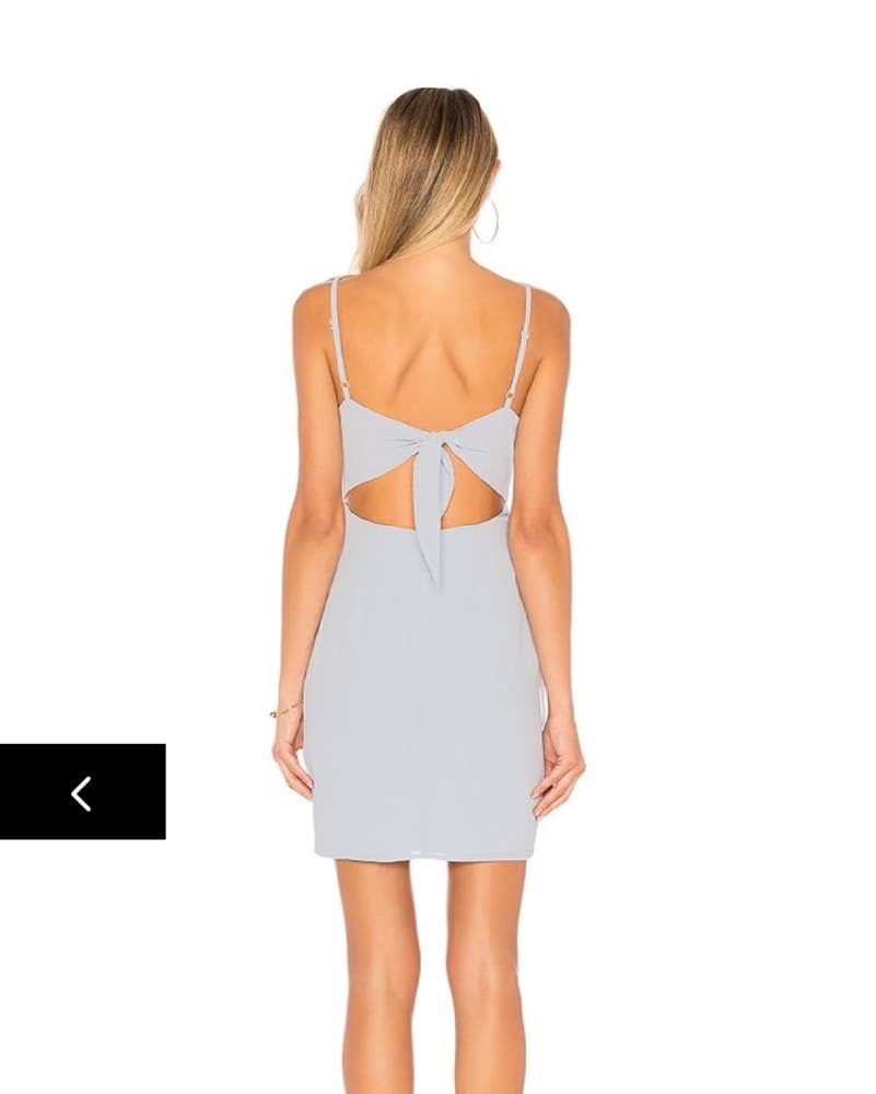 Light Blue Revolve Mini Dress - Image 3