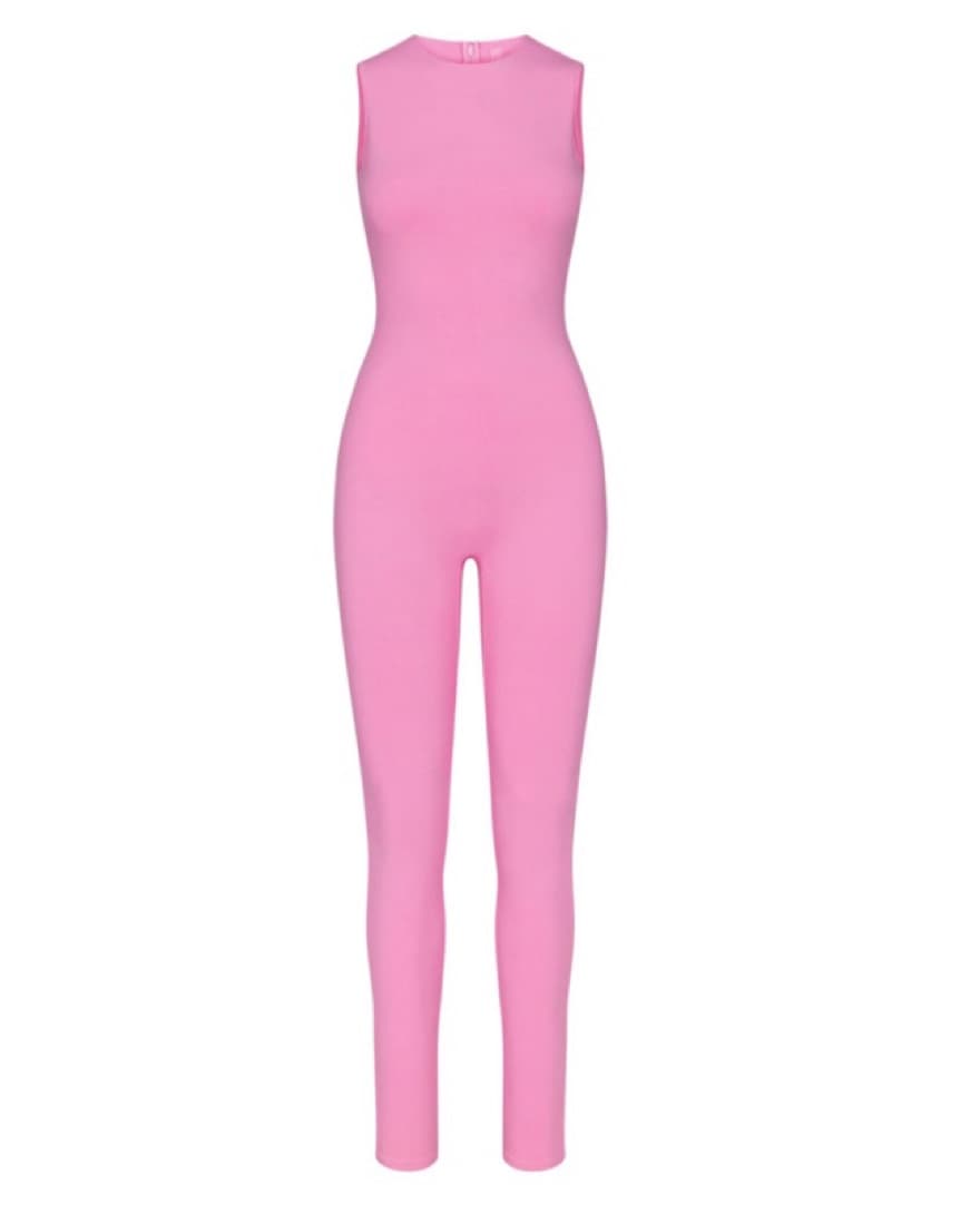 Skims Sleeveless Catsuit in Bubblegum - Image 3