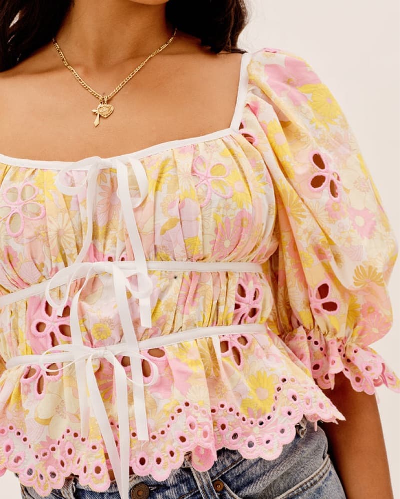 For Love & Lemons Claire Top - Image 4