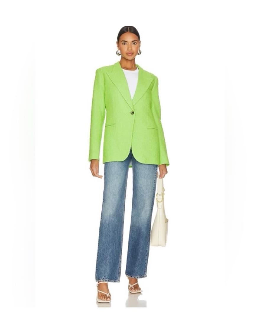 Smythe 90s lime tweed blazer green  - Image 1