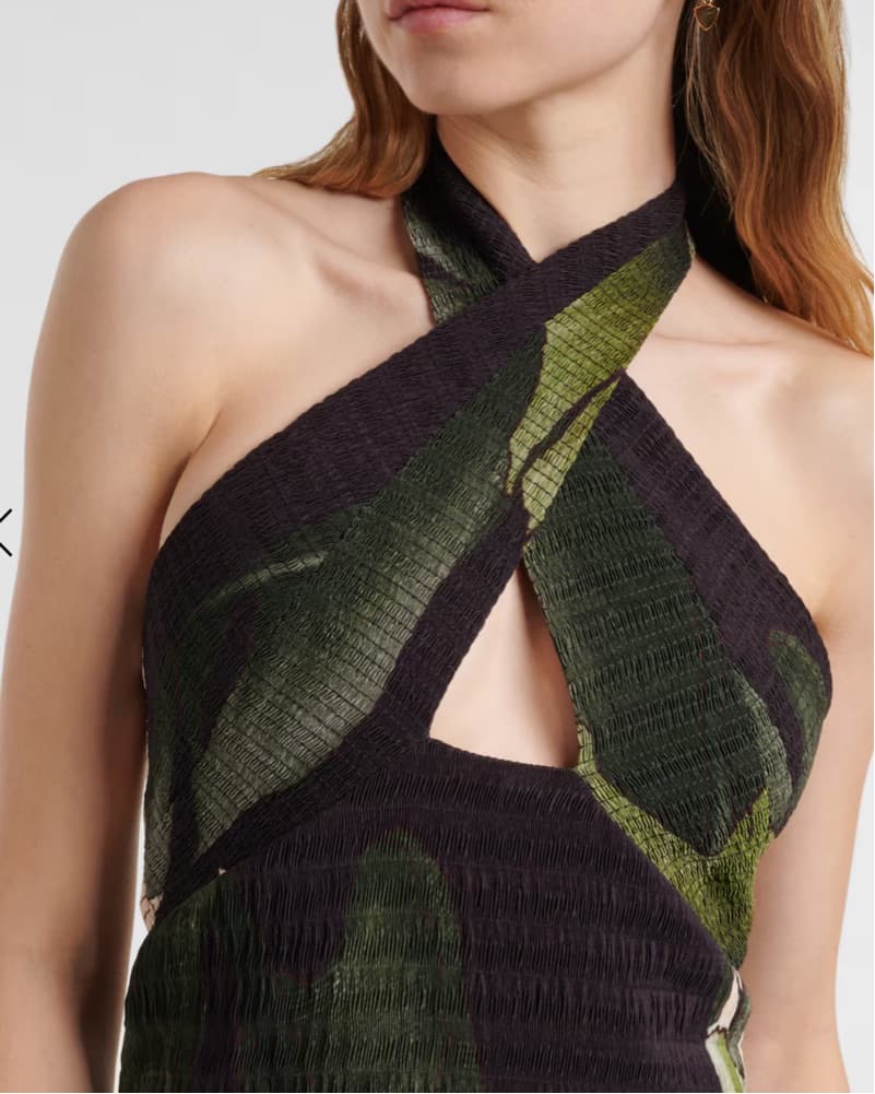 JOHANNA ORTIZ Printed halterneck maxi  - Image 5