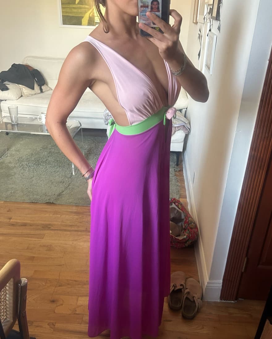 Vintage Carrie Bradshaw Inspired Dress  - Image 3