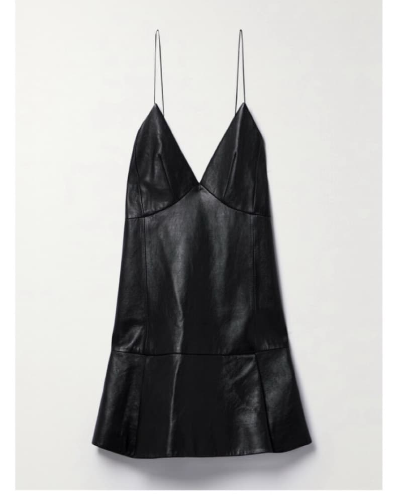 Khakte Archie Leather Mini Dress - Image 3