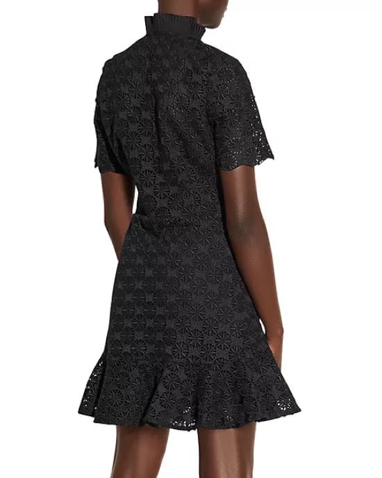 Sandro Lace Work Dress Size XS  - Image 4