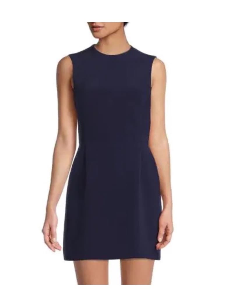 French Connection Navy Dress Size 0 - Image 1
