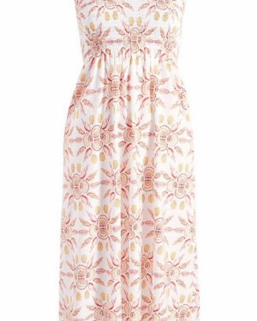 Lucy Dress In Orange Mosaic  - Image 2
