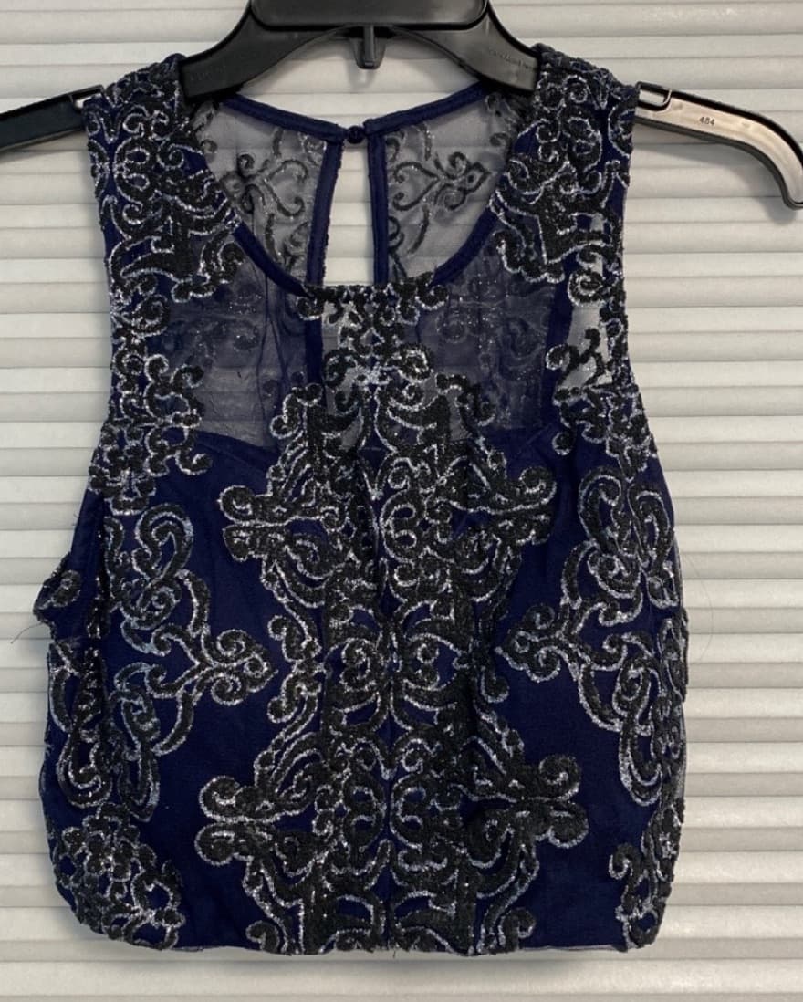 Navy Two Piece Formal/prom Dress - Image 2