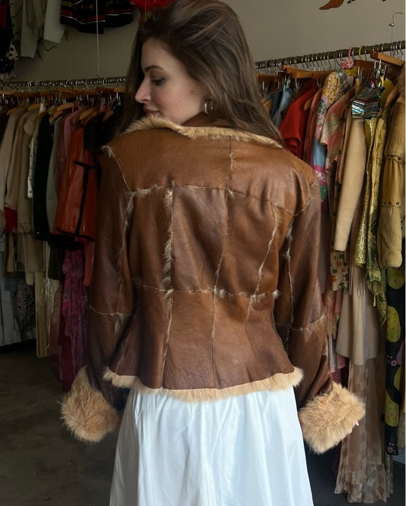 Vintage Rabbit Fur Jacket - Image 3