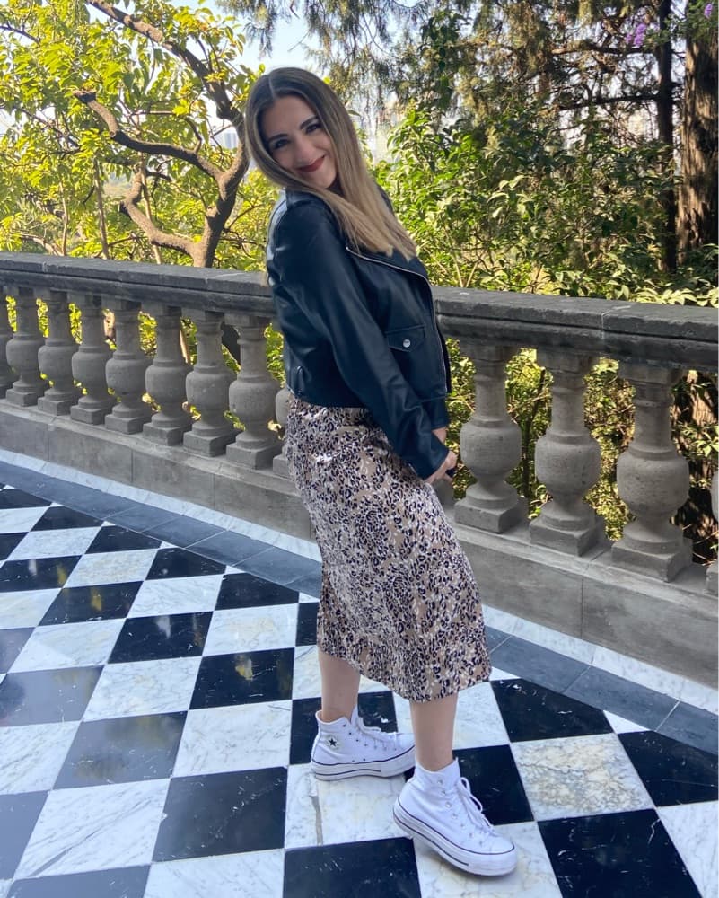 Satin Leopard Skirt  - Image 2