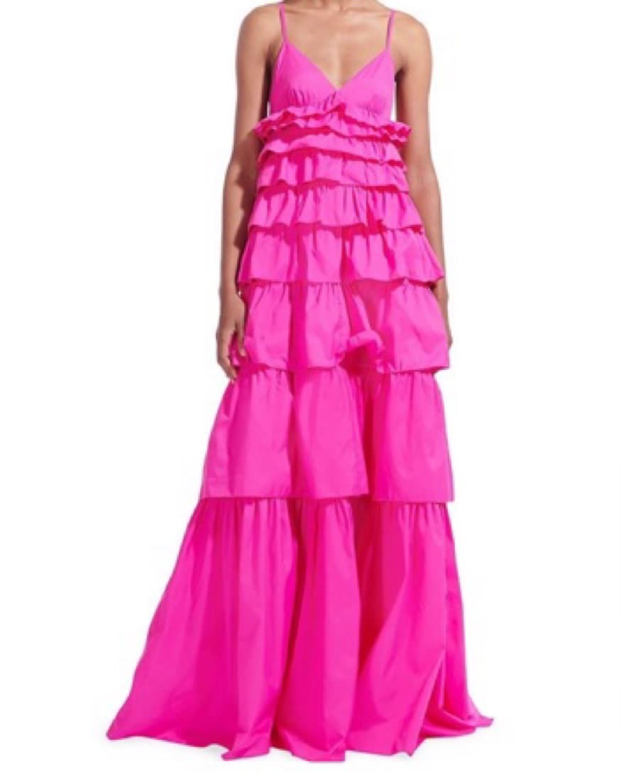 Staud Rylie Tiered Dress - Image 1