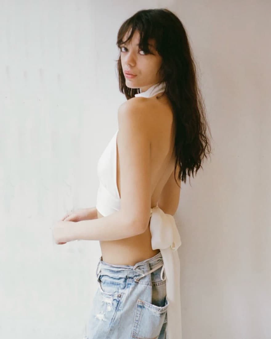 Dana Foley  Silk Halter Top - Image 2