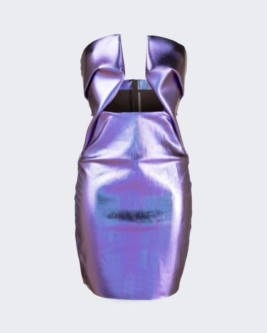 RICK OWENS celeb-fave prong dress sz 40 - Image 1