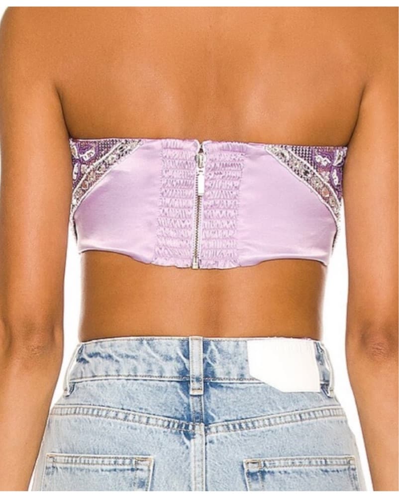 Retrofete Milos Top In Lilac  - Image 3