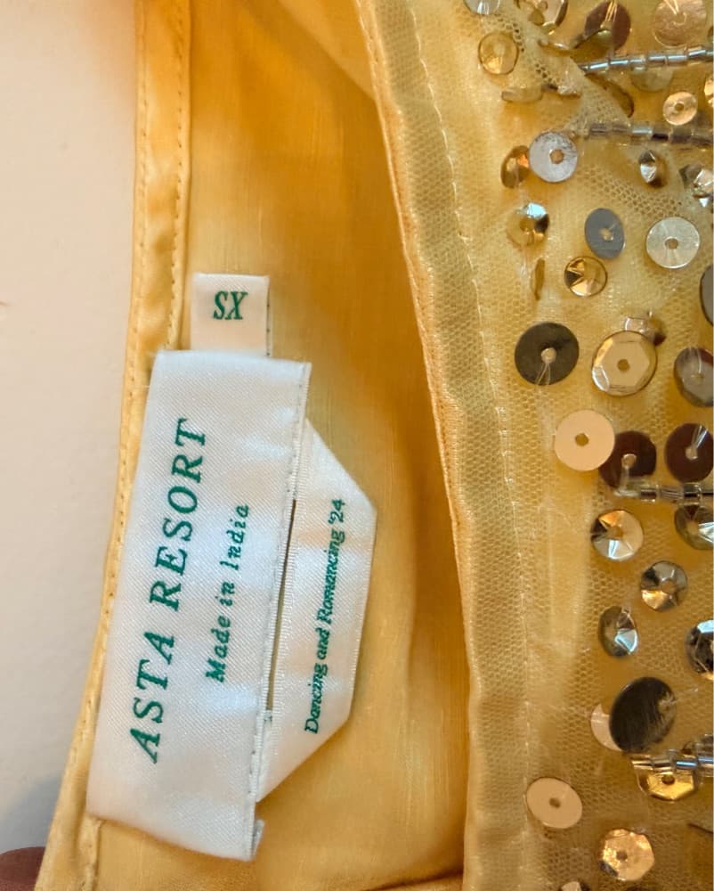 Asta resort Yasmin Sequin Skirt - Image 3