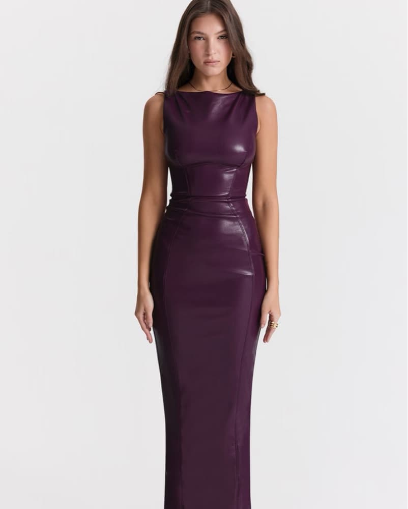 House of CB Sahara Faux Body Con Dress - Image 1