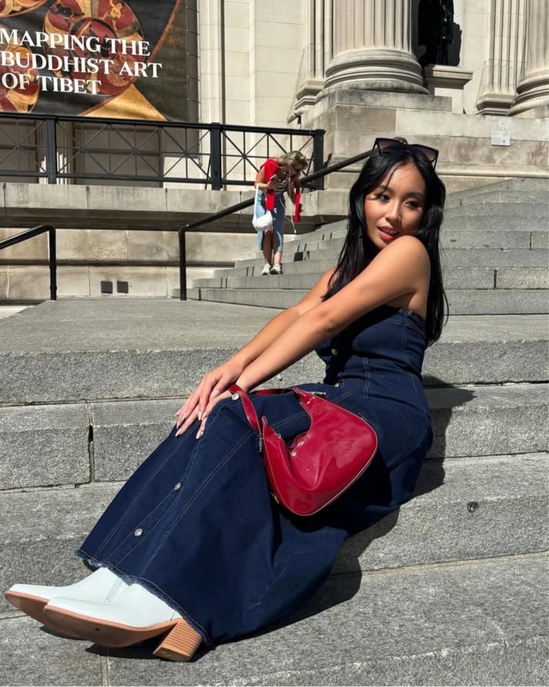 Chic Denim Form Fitting dress - Image 2