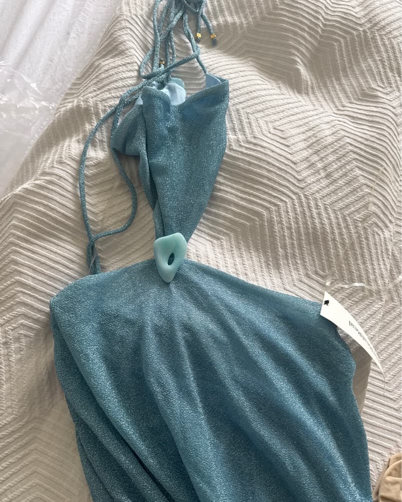 Baobab Blue Shimmer Dress  - Image 2