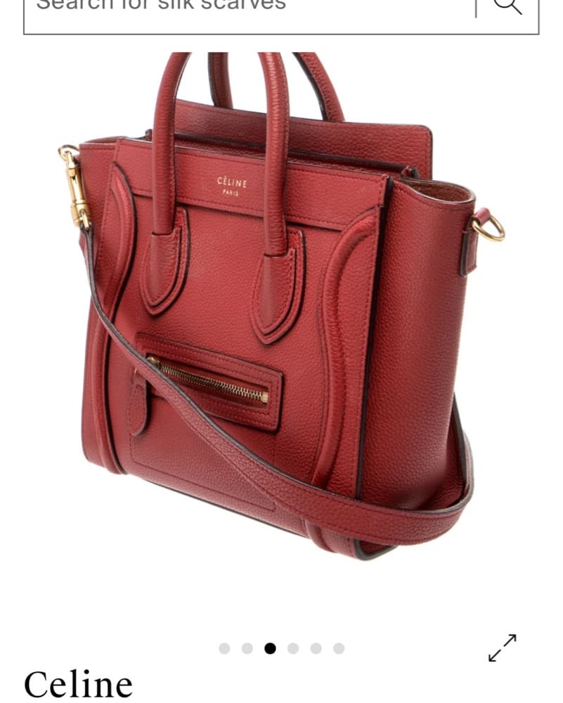 Red celine Nano Bag  - Image 2