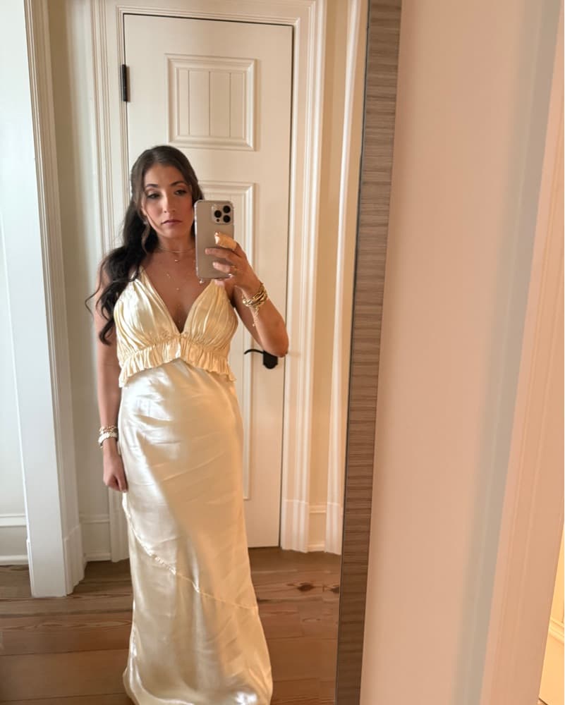 Butter Yellow Khaite Gown Maxi - Image 3