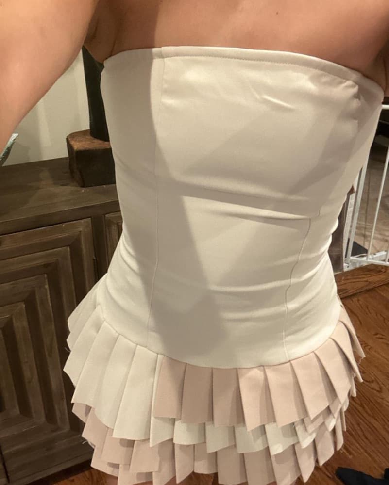 Edikted Pleated Mini Dress  - Image 2