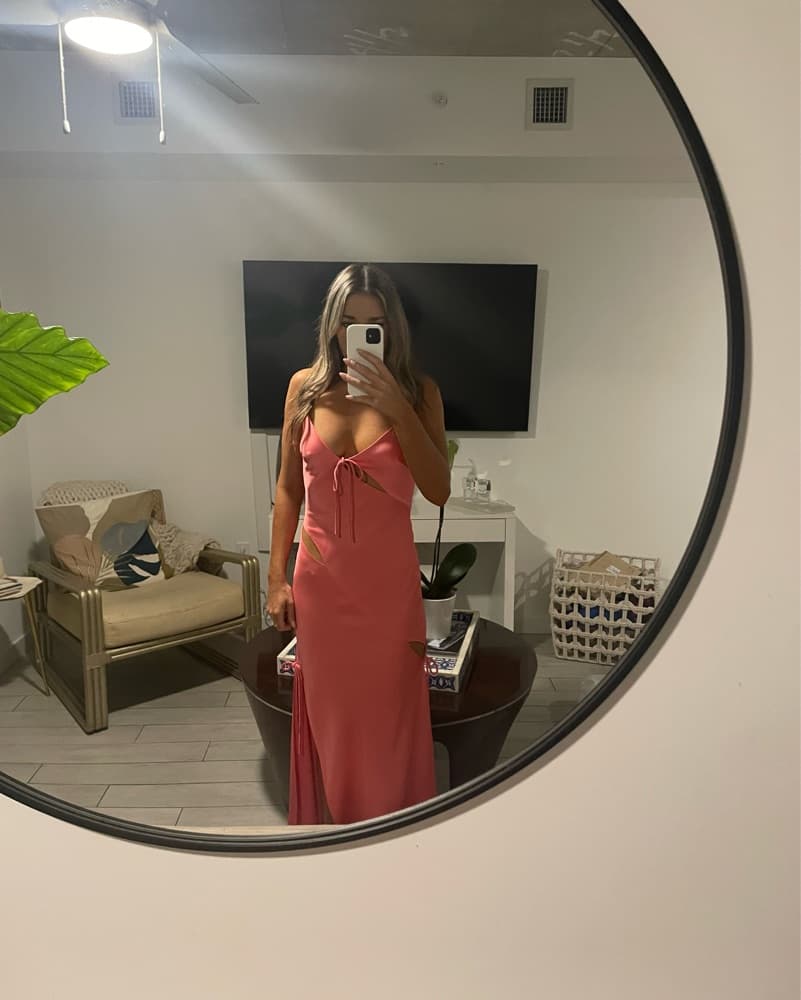 Monse Satin Asymmetric Slash Slip Midi-D - Image 3
