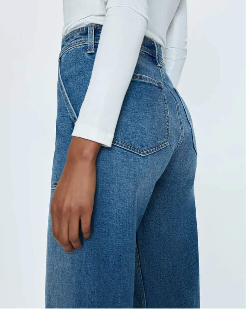 Pistola Denim Penny High Rise Wide Jean  - Image 3