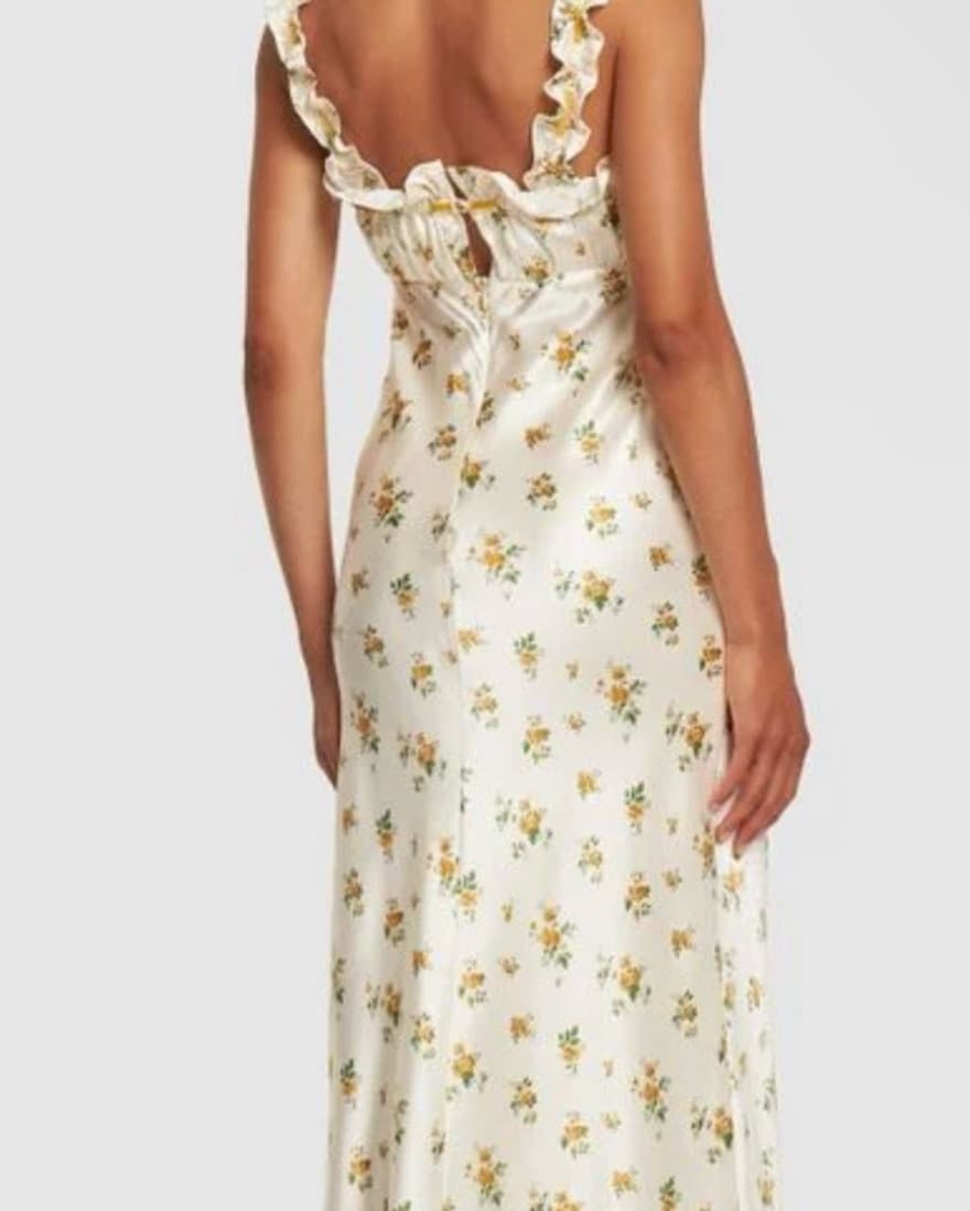 Reformation Erden Silk Midi Dress - Image 2