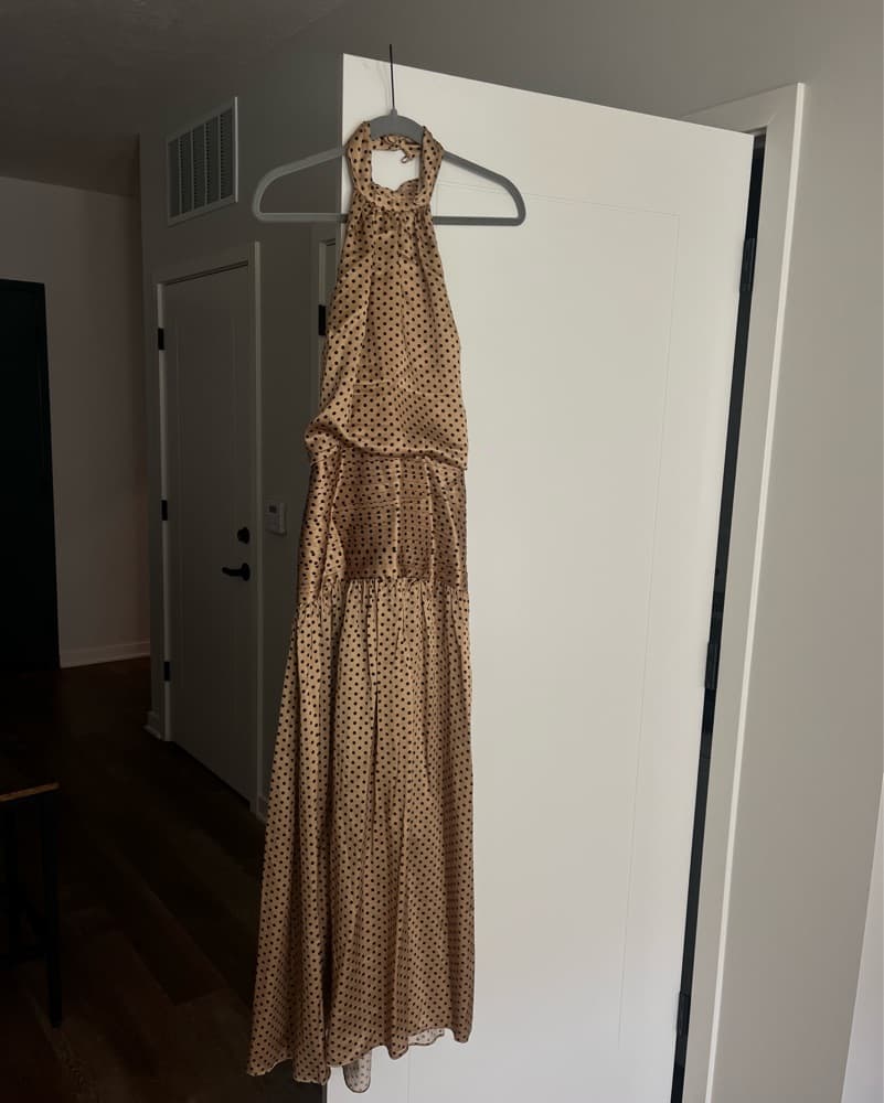 Reformation Zaria Silk Dress - Image 3