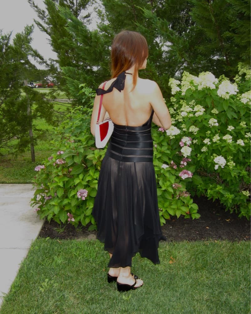 2000s BCBG Black Halter Dress  - Image 2