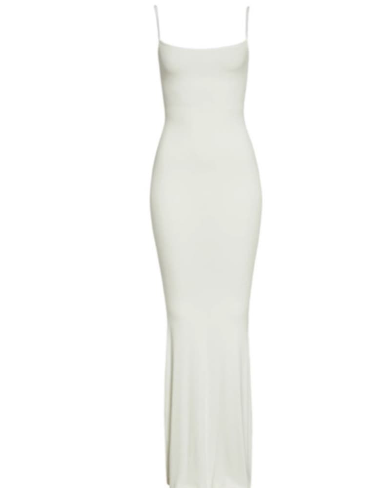 Skims White Soft Lounge Maxi Dress  - Image 1