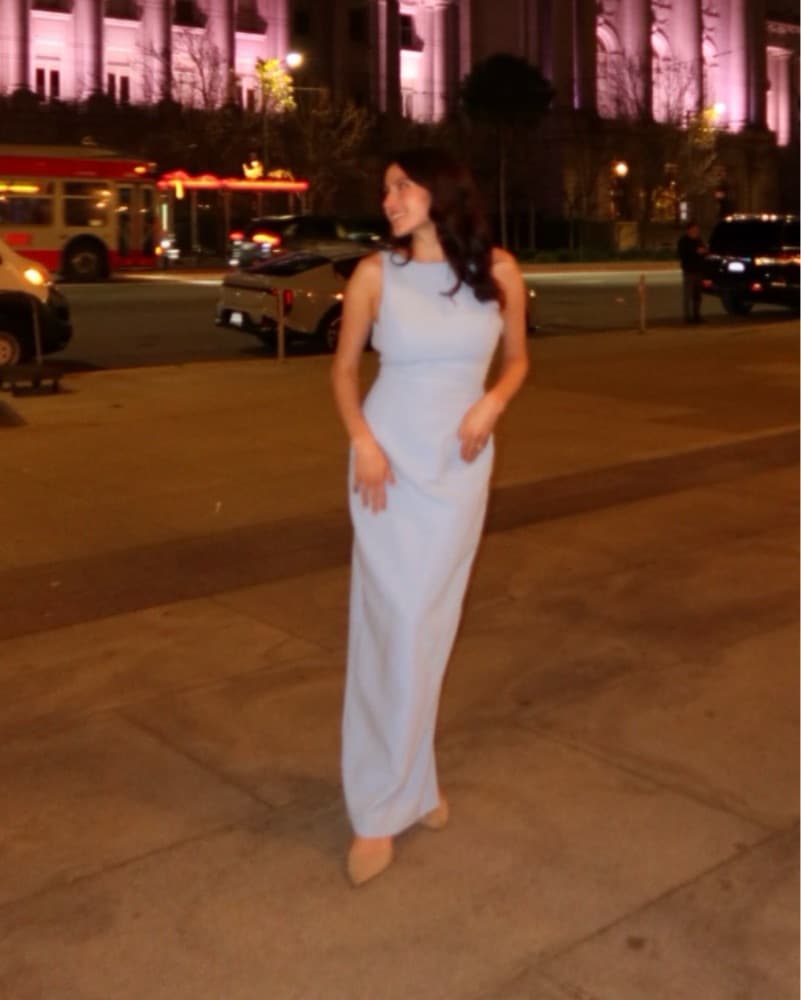 Amanda Uprichard Baby Blue Dress - Image 3
