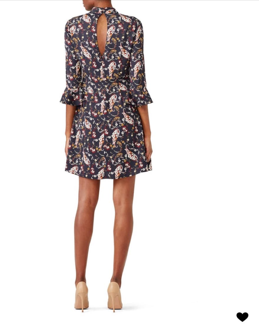 Slate & Willow Floral Navy Dress - Image 2